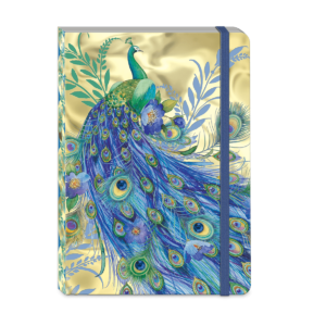 Peacock Gold Softcover Notebook Product