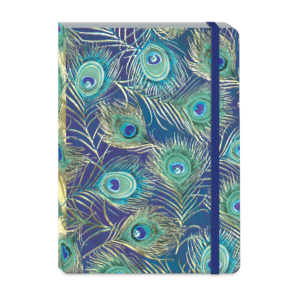 Peacock Feathers Softcover Notebook Product