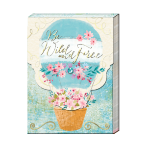 Pocket notepad featuring iconic floral air balloon.