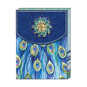 Peacock Tail Brooch Notepad Product