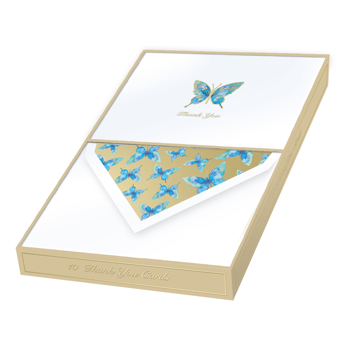 Embossed Cards Set, Note Card Set, Greeting Cards, Blank Cards, White Cards,  Note Cards, Thank You Cards, Butterfly Cards, BUTTERFLY 