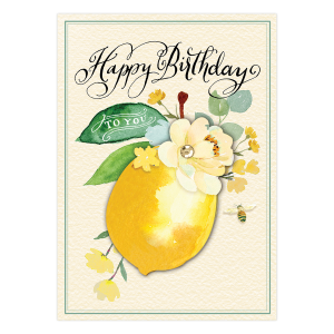 Sweet Lemon Birthday Card Product