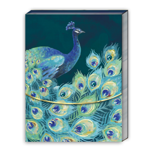 Emerald Peacock Pocket Notepad Product