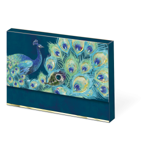 Emerald Peacock Brooch Note Cards Product