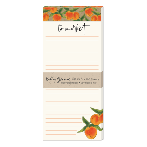 Punch Studio E1 Hanging List Pad 3.75x8.5'' 100 Sheets Orchard Strawberries 