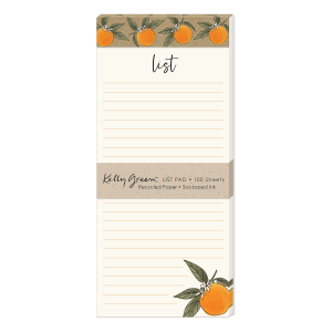 Orchard Oranges Magnetic List Pad Product