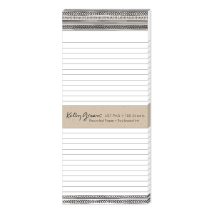 Natural Stripes Magnetic List Pad Product