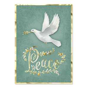 Green Peace Dove Boxed Holiday Cards Product