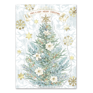 Holiday Botanical Tree Boxed Holiday Cards.