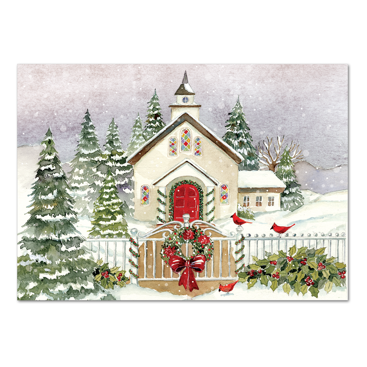 The Spirit Of Love – 15 Biglietti Di Natale Con Buste Foderate In Lamina Oro, Formato 10,2x15,2 Cm, Made In USA