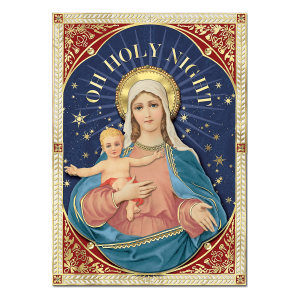 Holiday Oh Holy Night Mary Boxed Holiday Cards.