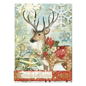 Botanical Deer Boxed Holiday Cards Product