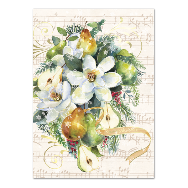 Holiday Magnolia Pear Boxed Holiday Cards.