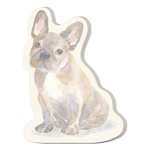French Bulldog Large Die-Cut Notepad Product