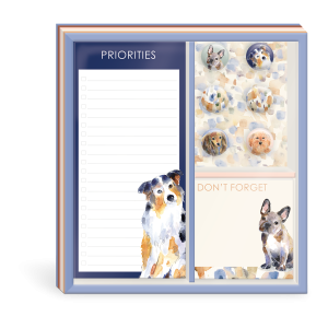 Watercolor Dogs Notepads and Magnets Set Product