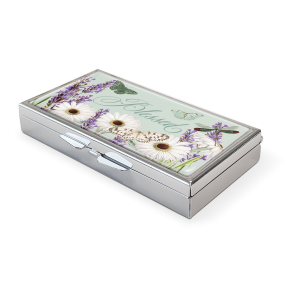 Nature's Grace Lavender Pill Box.
