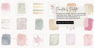 Painter's Palette Stationery Collection by Punch Studio