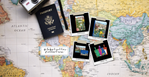Globetrotter Stationery & Gift collection including travel journal, journals, accessory pouches & luggage tags by Punch Studio