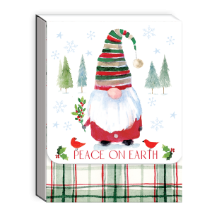 Holly Sprig Gnome Pocket Notepad Product