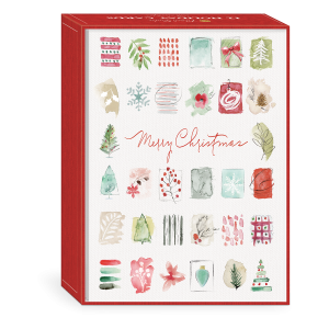 Winter Watercolor Boxed Holiday Cards Product