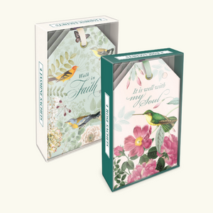 Natural Bouquet Pouch Note Cards