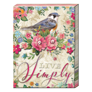 Live Simply Bird Pocket Notepad Product