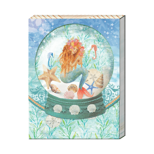 Mermaid Globe Pocket Notepad Product