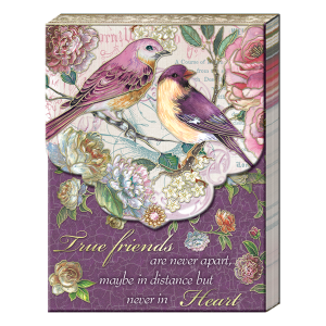 Inspirational Plum Bird Friends Pocket Notepad Product