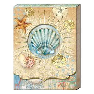 Coastal Tiny Seashells Pocket Notepad Product