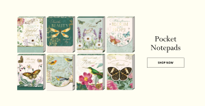 Nature's Grace Pocket Notepads by Punch Studio