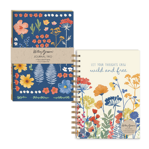 Natural Wildflowers Spiral Journal