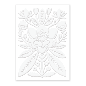 Embossed Magnolia Greeting Card.