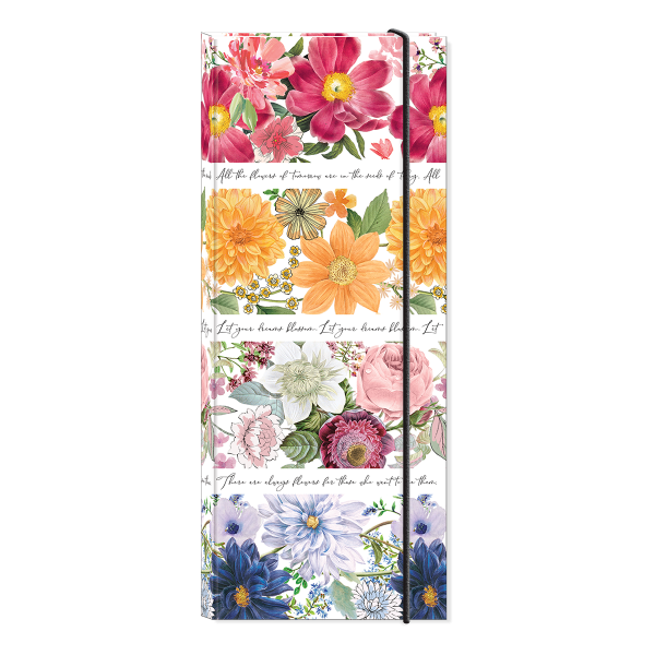 Floral Stripe Note-Folio - Punch Studio