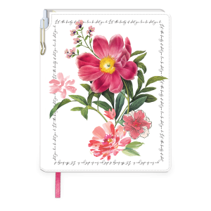 Peony Journal With Pen Product