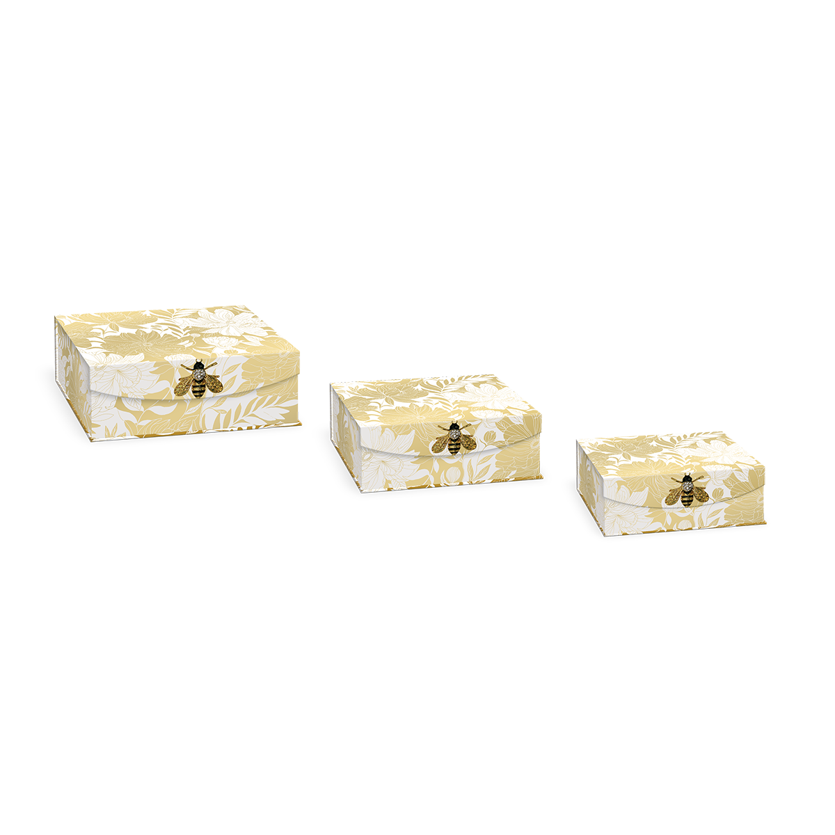 White Dahlias Brooch Flap Box Set Product
