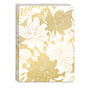 White Dahlias Softcover Journal Product
