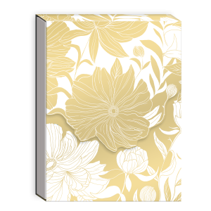 White Dahlias Pocket Notepad Product