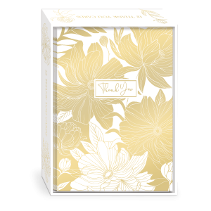 White Dahlias Note Cards Product