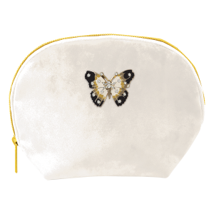 White Butterfly Velvet Brooch Bag Product