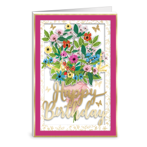 Birthday Bouquet Greeting Card Product
