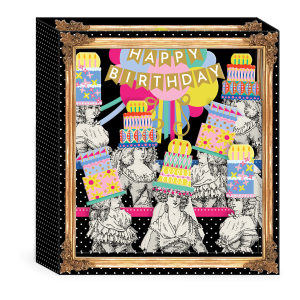 Pop-up Cake Hats Greeting Card.