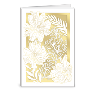 White Dahlias Greeting Card Product