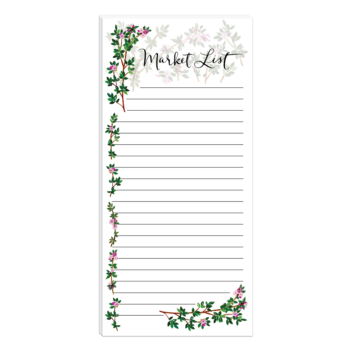 Homegrown Thyme Magnetic List Pad.