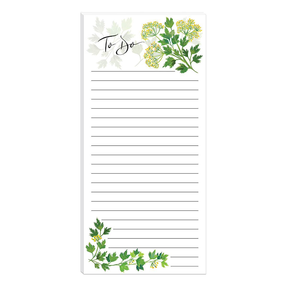 Homegrown Parsley Magnetic List Pad Product