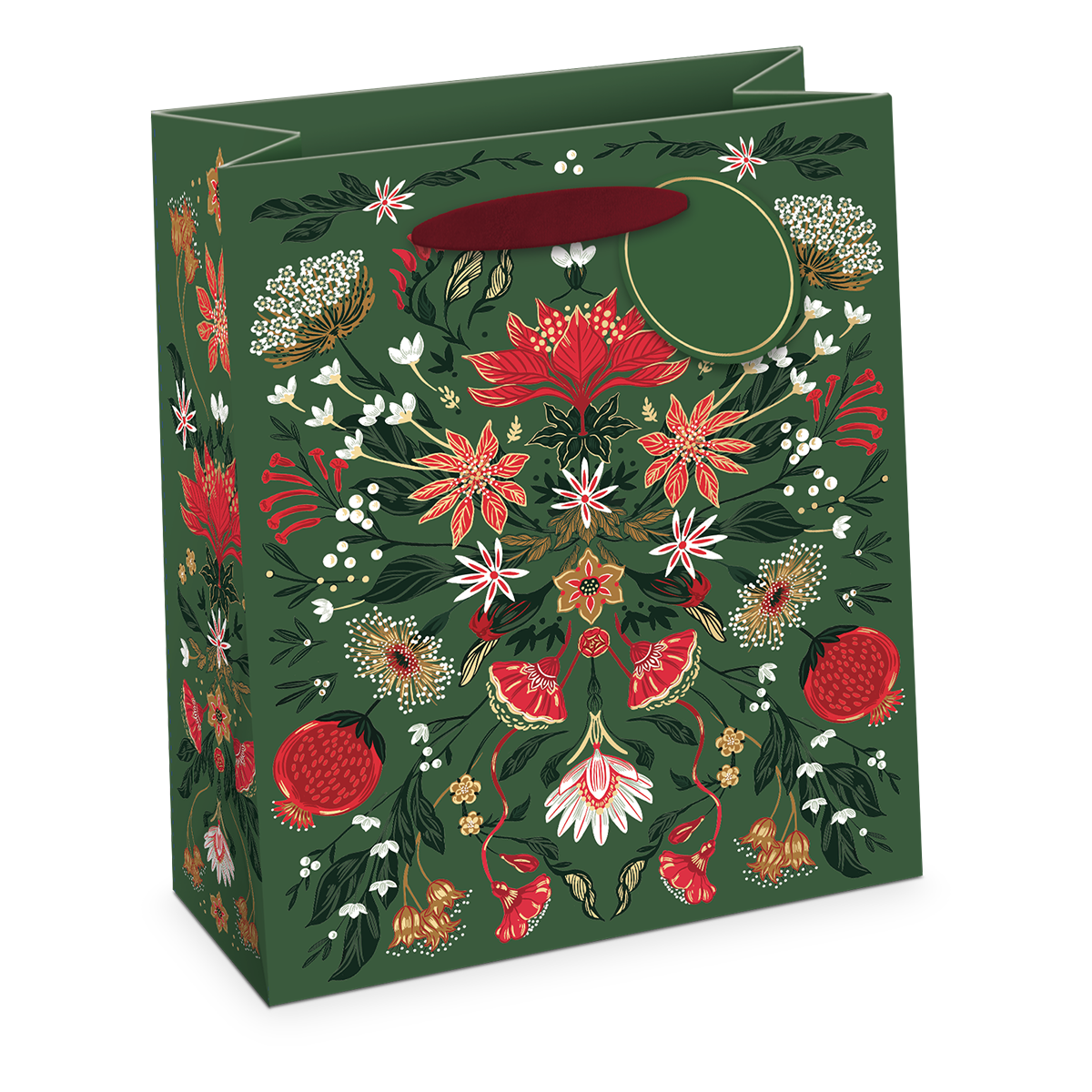 Christmas Garden Medium Gift Bag Product