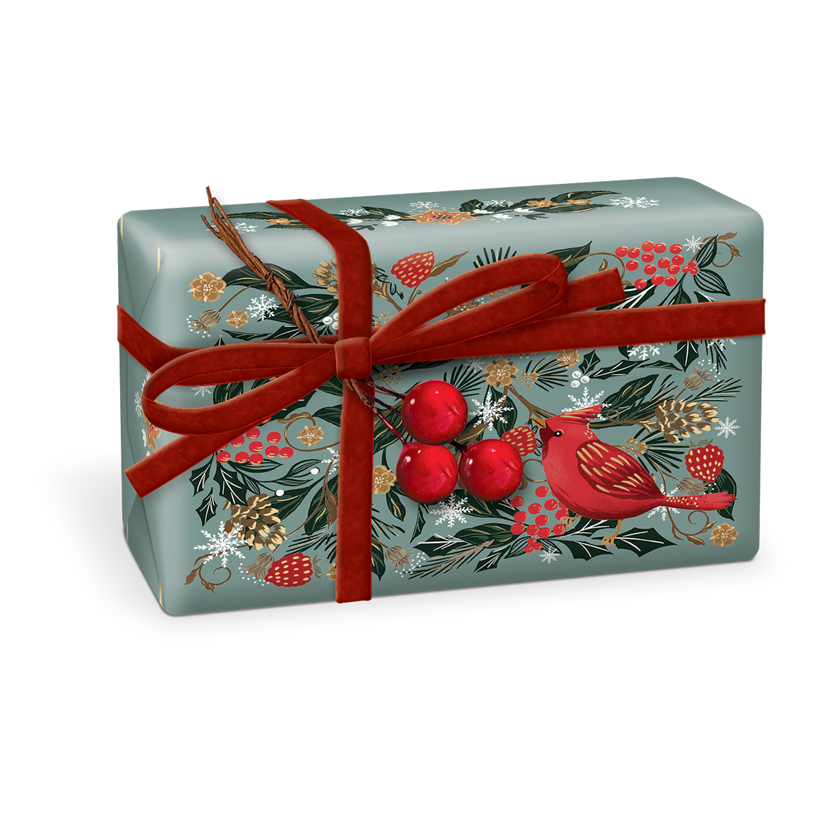 Christmas Birds Scented Bar Soap Product
