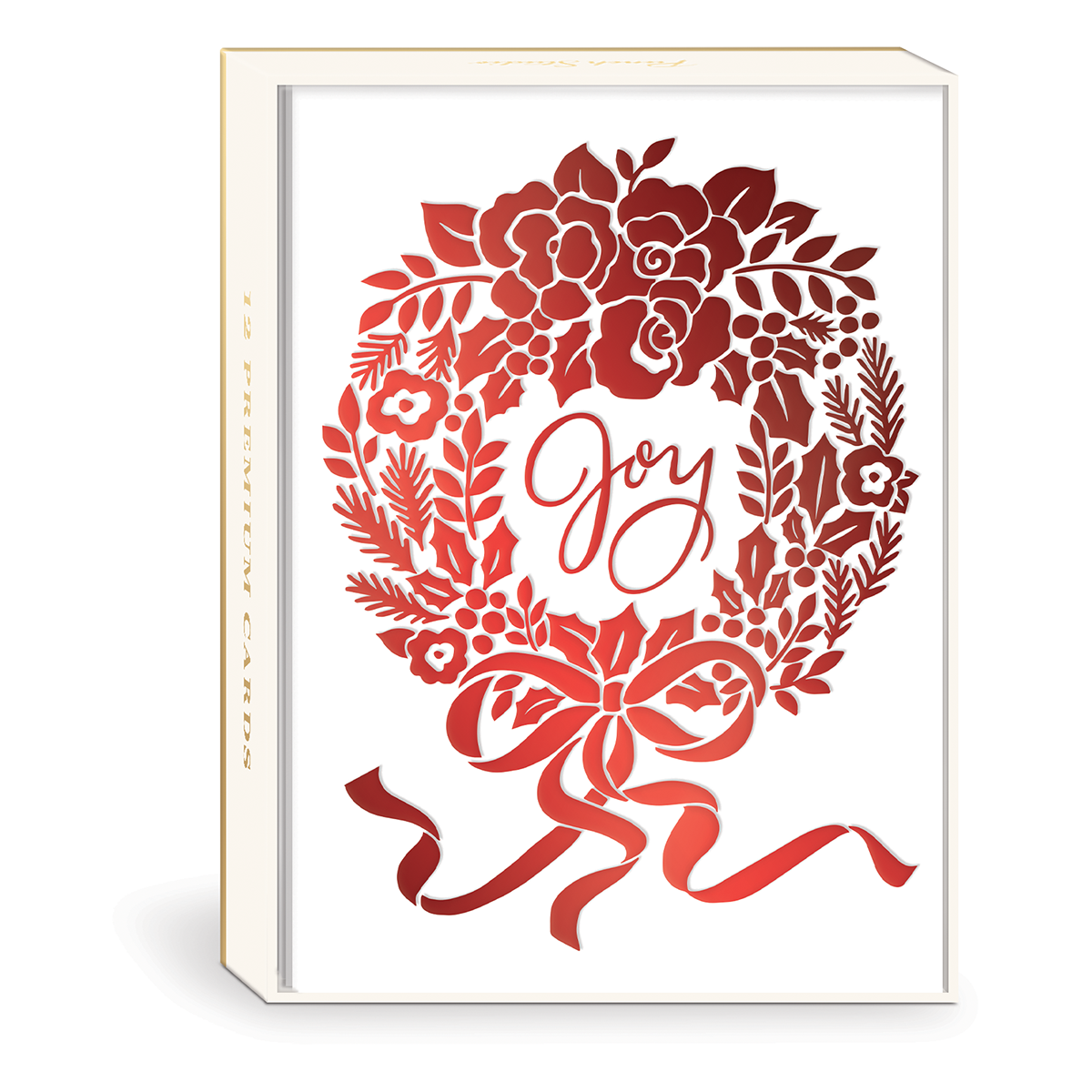 Joy Wreath Boxed Holiday Cards Product