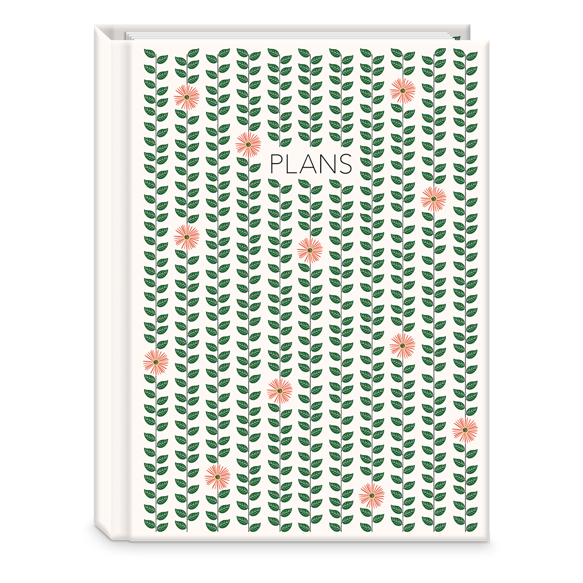 Green Garden Vines Undated Planner Product