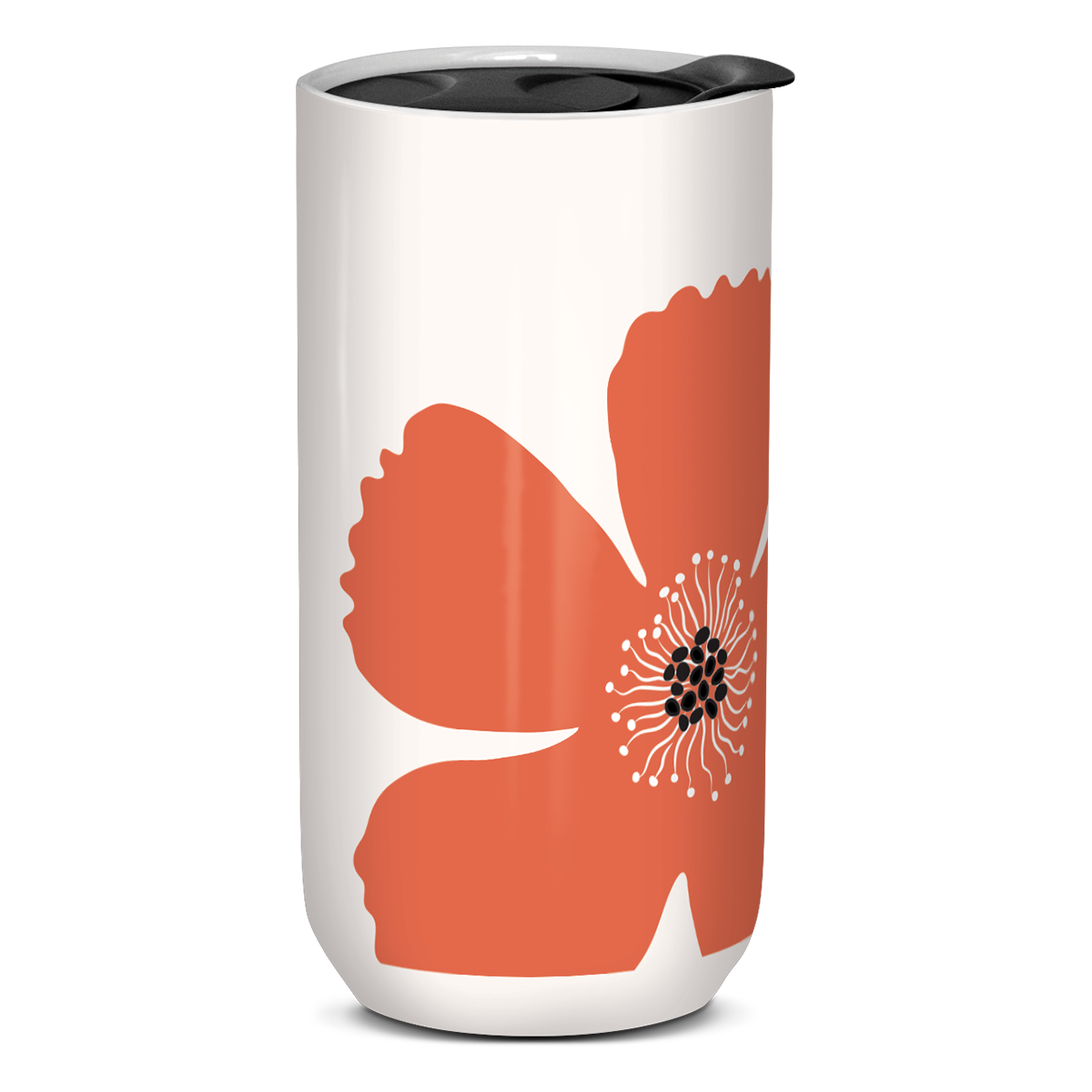 Green Garden Coral Flower Travel Mug Product