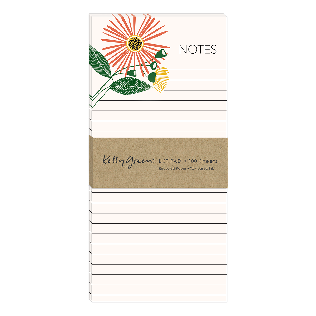 Green Garden Aster Magnetic List Pad Product